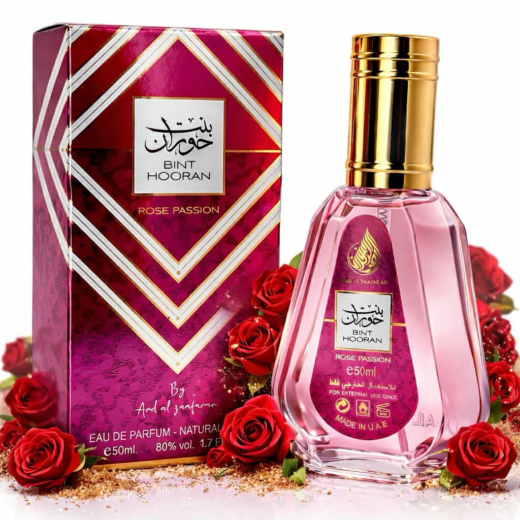 Bint Hooran Rose Passion Mini Perfume 50ml - Image 2