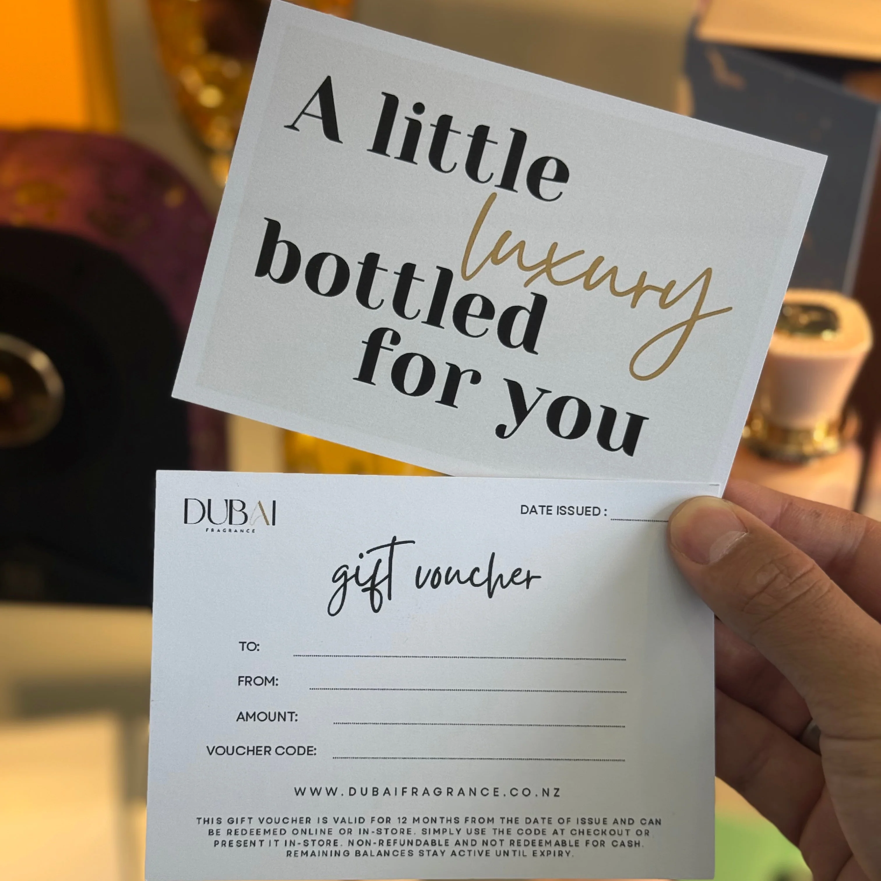 Dubai Fragrance Gift Voucher