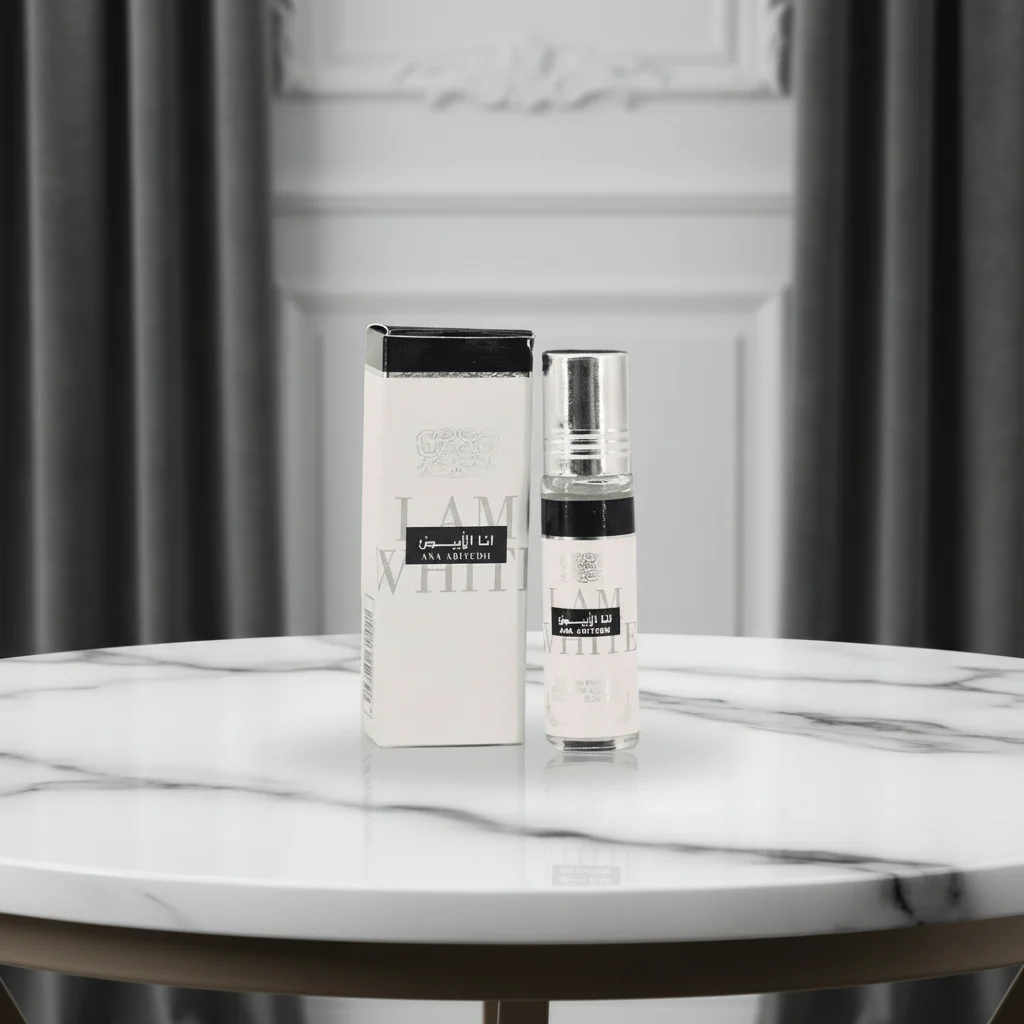 Lataffa Ana Abiyedh Roll-On Perfume Oil - Image 2