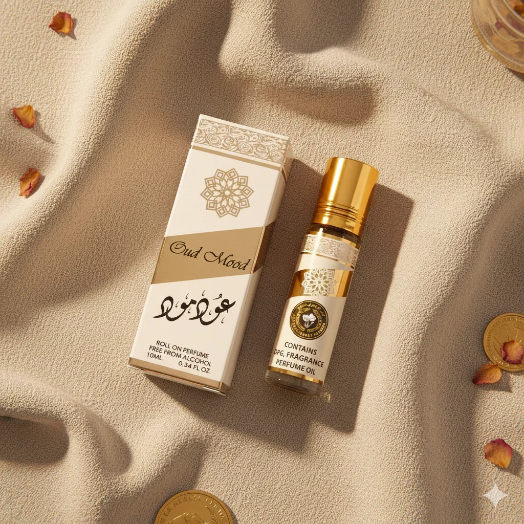 Oud Mood Roll On Perfume Oil 10ml by Ard Al Zaafaran - Image 2